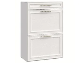 Тумба для обуви Montreal белый 1ящ., 2корзины дл.606 Тумба для обуви Montreal белый 1ящ., 2корзины дл.606