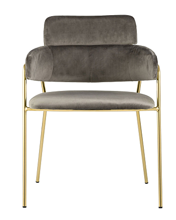 Стул Полин велюр коричневый Стул Полин велюр коричневый