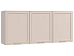 Секция навесная 3дв.щит. дл.1780 Montreal беж. Секция навесная 3дв.щит. дл.1780 Montreal беж.