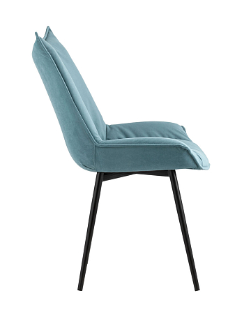 Стул Осло велюр пыльно-голубой Стул Осло велюр пыльно-голубой