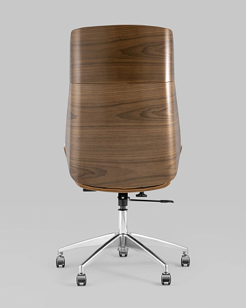 Кресло офисное TopChairs Crown коричневое Кресло офисное TopChairs Crown коричневое