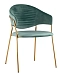 Стул Эвита вельвет мятный Стул Эвита вельвет мятный