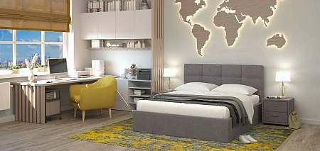 Кровать Валери лайт 160*200 с подъемным механизмом Кровать Валери лайт 160*200 с подъемным механизмом