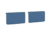 Комплект подушек Solo тип 04, Tetra blue