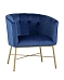 Кресло Шале велюр синий Кресло Шале велюр синий