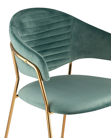 Стул Эвита вельвет мятный Стул Эвита вельвет мятный