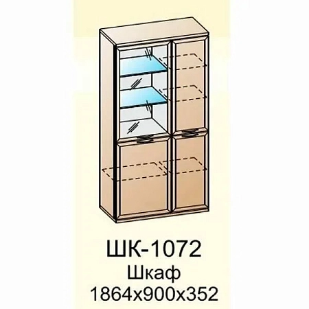 Шкаф Карина многоцелевой 900x1864 Гикори Джексон светлый Шкаф Карина многоцелевой 900x1864 Гикори Джексон светлый