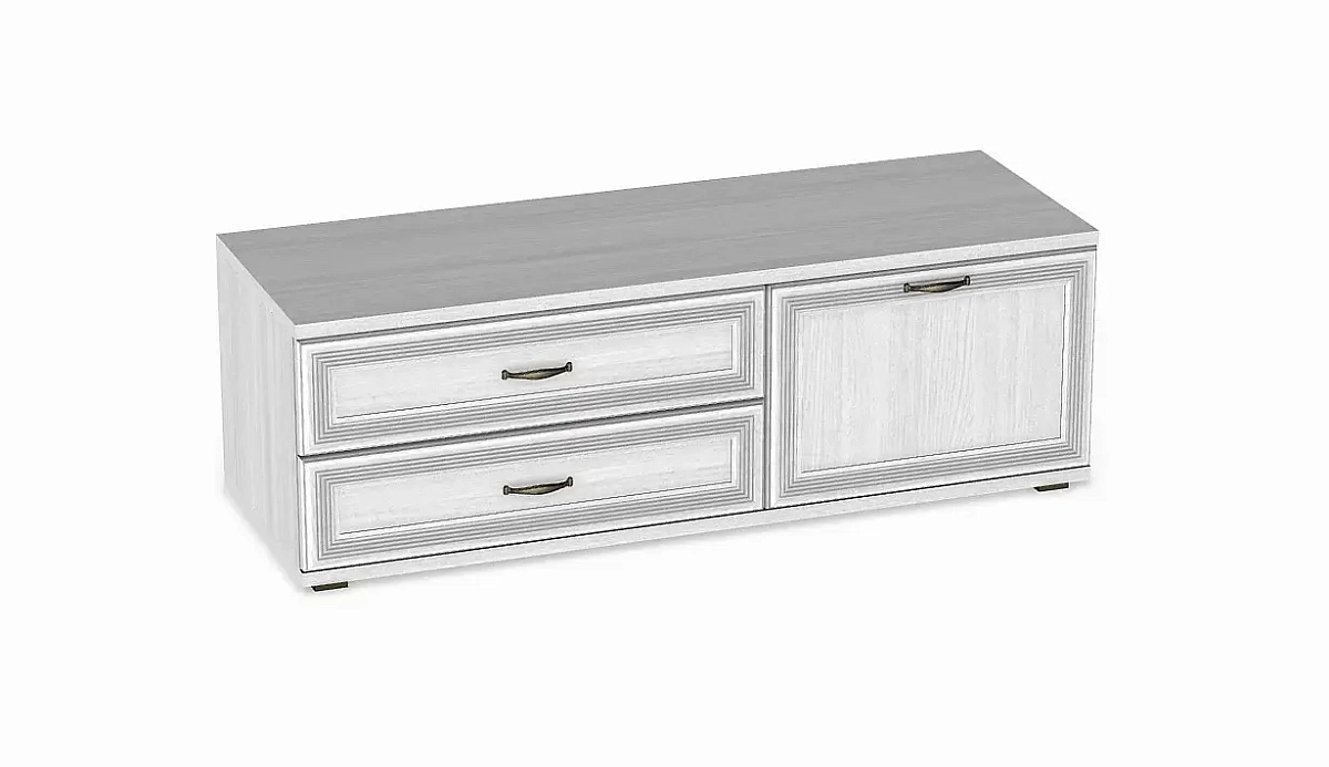 Тумба Карина 1260x424 Снежный Ясень Тумба Карина 1260x424 Снежный Ясень