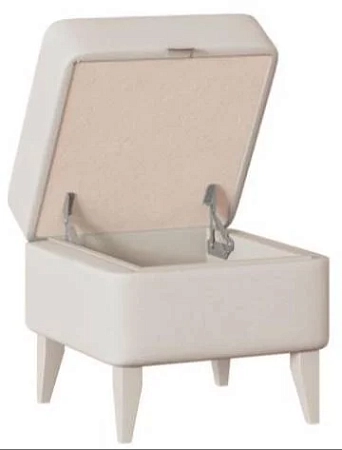 Пуф Орландо ОР-910.01, Ярко-серый/Avelina 9534 Пуф Орландо ОР-910.01, Ярко-серый/Avelina 9534