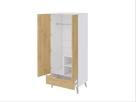 Lagom шкаф Белый Жемчуг/Масло-воск Natura (Бук) Lagom шкаф Белый Жемчуг/Масло-воск Natura (Бук)