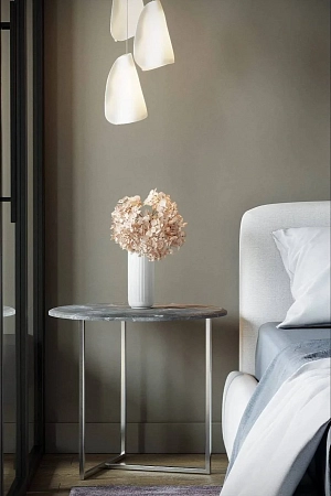 Столик журнальный Альбано серый мрамор Столик журнальный Альбано серый мрамор