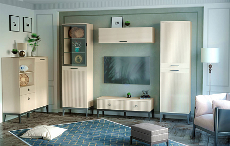 Шкаф Хилтон ХТ-224.04 многоцелевого назначения левый, Д2, Кашемир серый Шкаф Хилтон ХТ-224.04 многоцелевого назначения левый, Д2, Кашемир серый