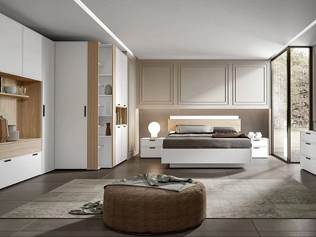 Кровать Rimini белая 1,5сп. (1400мм) Кровать Rimini белая 1,5сп. (1400мм)