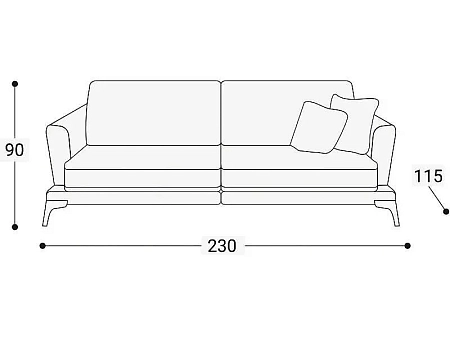 Диван Висконти 230 Диван Висконти 230