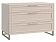 Комод 3ящ., 489492, метал.опоры, Montreal бежевый Комод 3ящ., 489492, метал.опоры, Montreal бежевый