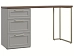Стол письменный Montreal серый дл.1332 с тумбой T8R 3ящ., правый Стол письменный Montreal серый дл.1332 с тумбой T8R 3ящ., правый