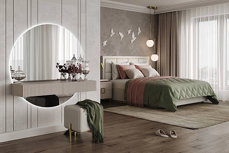 Тумба Дольче ДЛ-323.02, Кашемир серый+Сантьяго Софт Тумба Дольче ДЛ-323.02, Кашемир серый+Сантьяго Софт