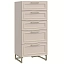 Комод Montreal беж 5ящ., метал.опоры дл.562 Комод Montreal беж 5ящ., метал.опоры дл.562