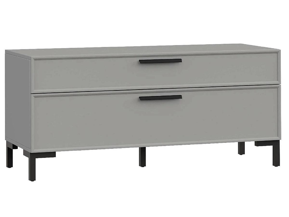 Тумба ТВА Rimini серая 2ящ., опоры дл.1188 Тумба ТВА Rimini серая 2ящ., опоры дл.1188