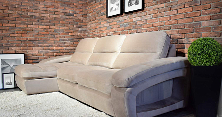 Диван угловой Рико с оттоманкой Диван угловой Рико с оттоманкой