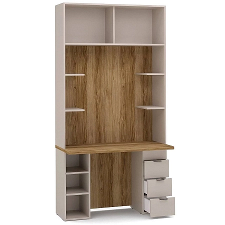 Стол SOHO письменный с секцией HC2 (беж) Стол SOHO письменный с секцией HC2 (беж)