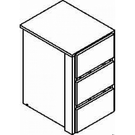Ящик встроенный SOHO 3шт. к 1дв.шкафу FCG гл.608 (Quadro) Ящик встроенный SOHO 3шт. к 1дв.шкафу FCG гл.608 (Quadro)
