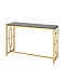 Консоль БРУКЛИН 1200*400 стекло smoke сталь золото Консоль БРУКЛИН 1200*400 стекло smoke сталь золото