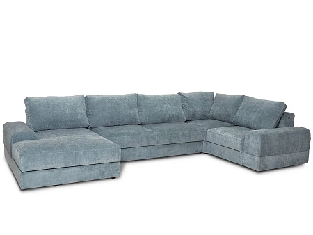 Диван угловой Каро с оттоманкой (локти 220 мм) Диван угловой Каро с оттоманкой (локти 220 мм)