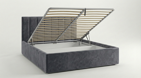 Кровать мягкая с ПМ Агата-811.26, Velutto 32 Кровать мягкая с ПМ Агата-811.26, Velutto 32