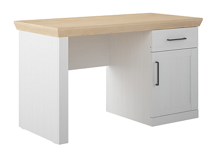 Стол письменный левый, Магнум МГ-530.02, Блан-Шене +Дуб Бунратти Стол письменный левый, Магнум МГ-530.02, Блан-Шене +Дуб Бунратти