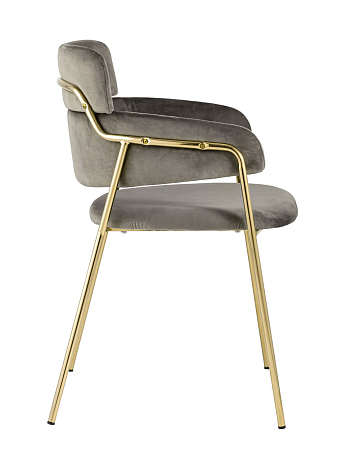 Стул Полин велюр коричневый Стул Полин велюр коричневый