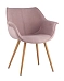 Стул Джулиан розовый с подлокотниками Стул Джулиан розовый с подлокотниками