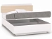 Кровать Rimini белый/туя 1,5сп. с п/м (1400мм) д/матр.20-45кг Кровать Rimini белый/туя 1,5сп. с п/м (1400мм) д/матр.20-45кг