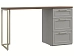 Стол письменный Montreal серый дл.1332 с тумбой T8R 3ящ., левый Стол письменный Montreal серый дл.1332 с тумбой T8R 3ящ., левый