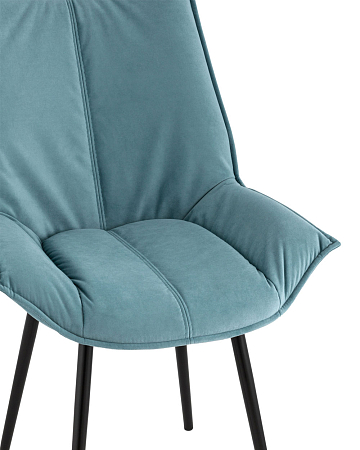 Стул Осло велюр пыльно-голубой Стул Осло велюр пыльно-голубой