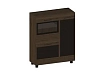 Тумба Камелия 900x1140 Гикори Джексон темный-комбинированный