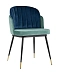 Стул Пенелопа велюр мятный+синий Стул Пенелопа велюр мятный+синий