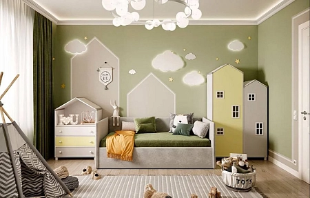 Кровать Кеноша-811.25, Серый Кровать Кеноша-811.25, Серый