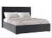 Кровать двойная мягкая Орландо ОР-811.26, Cерый уголь/Avelina 9852 Кровать двойная мягкая Орландо ОР-811.26, Cерый уголь/Avelina 9852