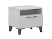 Нордвик НД-301.09 Тумба прикроватная, Светло-серый+Оникс серый Нордвик НД-301.09 Тумба прикроватная, Светло-серый+Оникс серый