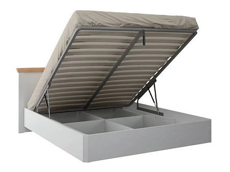 Кровать двойная(1800*2000) Магнум МГ-801.28, Блан-Шене+Дуб Бунратти Кровать двойная(1800*2000) Магнум МГ-801.28, Блан-Шене+Дуб Бунратти