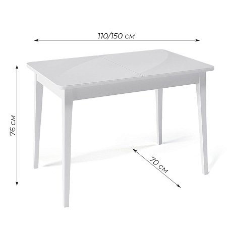 Стол Kenner 1100 M 1100(1500)*700*760 Стол Kenner 1100 M 1100(1500)*700*760