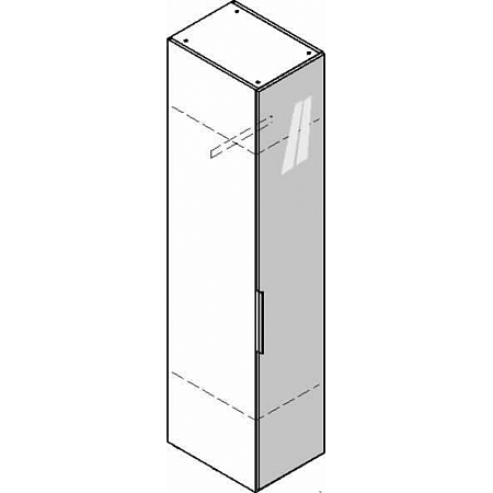 Шкаф SOHO 1дв.с зеркалом. гл.608 Шкаф SOHO 1дв.с зеркалом. гл.608
