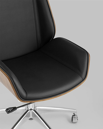 Кресло офисное TopChairs Crown черное Кресло офисное TopChairs Crown черное