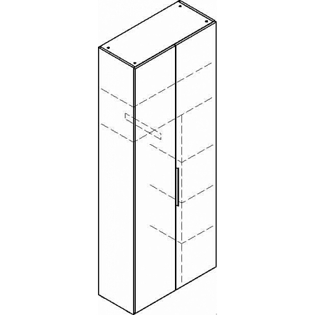 Шкаф Сохо беж 2дв., стеллаж, выдв.штанга дуб Шкаф Сохо беж 2дв., стеллаж, выдв.штанга дуб