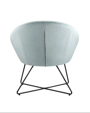 Кресло Колумбия вельвет пыльно-голубой Кресло Колумбия вельвет пыльно-голубой