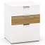 Тумба SOHO белая 3ящ. (дуб) Тумба SOHO белая 3ящ. (дуб)