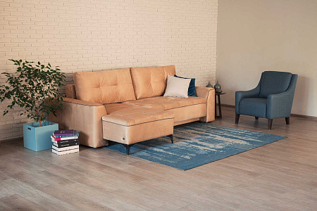 Диван угловой Норман с оттоманкой Диван угловой Норман с оттоманкой