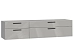 Тумба ТВА Chelsea серая навесная 4ящ. дл.1780 Тумба ТВА Chelsea серая навесная 4ящ. дл.1780