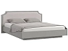 Кровать Montreal серый 2сп. с п/м (1600) Bravo white, д/матр.20-45кг